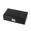 PU Leather Jewelry Box Organizer Storage Boxes Travel Case Earrings Rings Necklaces Storage Box295U