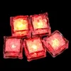 Mini LED Party Lights Colorful Changing ice cubes Glowing Blinking Flashing Novelty Decor Light Up Bar Club Wedding Ambient Wine glass Lamp
