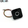 Grow R502-Aw Zink Alloy Round Ring LED-kontroll DC3.3V Kapacitiv Fingeravtrycksmodul Sensor Scanner