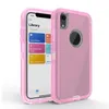 Robot Cases Clear Defender Geen clip voor iPhone 11 Pro MAX XR XS 6 7 8 Plus Samsung S9 S10 Plus Opmerking 10 Plus