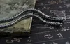S925 Sterling Zilver Vintage Handgemaakte Touw Ketting Mannen Armband Fijne Sieraden 925 Solid Thai Silver Keel Chain Bangle Male Punk kabel kettingen