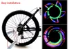 Lichter Sport und Outdoor Buntes Fahrrad Radfahren Rad Speichenlicht 32 LED-Muster Wasserdichtes Zubehör