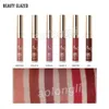 6pcs / set El lápiz labial líquido mate no se desvanece Belleza Glazed Liquid Lip Gloss Hidratante Edición de cumpleaños Lápices labiales Maquillaje Kit de labios gratis DHL