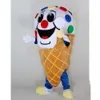 2019 Factory Outlets Ice Cream Mascot Costume Fancy Birthday Party Dress Disfraces de Carnaval de Halloween 282T