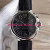 3 estilo venda quente de luxo mens watch movimento automático caixa de aço face preta assistir homens relógio de pulso frete grátis