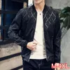 2020 novo jaqueta dos homens outono primavera moda jaquetas de beisebol masculino casual slim se encaixa casaco marca roupas m ~ 4xl