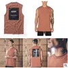 2019 Spor Salonları Egzersiz Kolsuz Gömlek Tank Top Erkekler Vücut Geliştirme Yuvarlak Boyun Giyim Spor Erkek Sportwear Yelekler Kas Erkekler Tank Tops