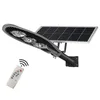 200W 150W 100W Commerciële Straatlantaarn voor schemering naar Dawn, 20000LM 6000k Outdoor Solar Lights met afstandsbediening Super helder voor de wegwerf