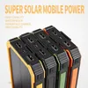 Huge Capacity Solar Power Bank 20000mAh Dual-USB Waterproof Power Battery Charger For All Phone Iphone Huawei Xiaomi