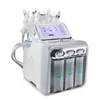 2020 Ny uppgradering Version 6 IN1 H2O2 Hydrafacial Hydro Water Microdermabrasion Aqua Peeling Skin Scrubber Oxygen Spray Machine