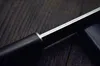 Yüksek Kaliteli Katana Koleksiyonu Bıçak VG10 Şam Steel Tanto Blade Abanoz Kolu Ahşap Kılıf ile Sabit Bıçaklar Bıçaklar