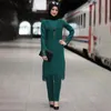라마단 이드 Abaya 터키 이슬람 Hijab 드레스 Kaftan 두바이 세트 Caftan 터키 이슬람 의류 여성을위한 아프리카 드레스 Ropa Suit