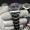 Boutique relógio de pulso masculino retro prata aço inoxidável relógio multi-função preto rosto automático relógios mecânicos262a