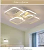 Moderne LED-kroonluchter met afstandsbediening Acryl licht voor woonkamer slaapkamer thuis kroonluchter plafond armaturen gratis verzending