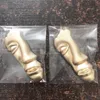 Metalen halfgezicht masker broche vrouwen hoofd portret broche pak revers pin mode-sieraden hoge kwaliteit groothandelsprijs