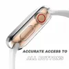 Чехол для Apple Watch 4 со встроенной защитной пленкой из ТПУ. Универсальные защитные чехлы HD. Прозрачный ультратонкий чехол для Apple iwatch Series3380153.