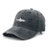 Мужская кепка Snapback с вышивкой в виде акулы, бейсболка в стиле хип-хоп с изогнутой спинкой, шляпа для папы, летняя шляпа от солнца с рыбой, кепка1208744