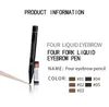 Nuovo trucco sopracciglia 4 Forcella micro-scultura liquida Eyebrow Pencil Very Fine impermeabile tinta sopracciglio Tattoo Pen Sopracciglia Enhancer