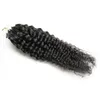 100G Micro Ring Hair Extensions Deep Curly 1G / Stand 100Pieces Machine Made Remy Micro Bead Hair Loop Menselijk Haar