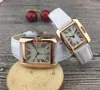Host paar luxe dames heren horloges mode lederen band goud quartz klassiek polshorloge voor heren dames valentijn gift301v3449