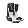 Bottes de moto en cuir microfibre Men039s, bottes de course de vitesse, de dirt bike, à hauteur de genou, pour Motocross, bateaux à moteur, 8317190