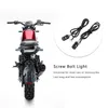 1 stks Staartnummer Kentekenplaat Lamp Accessoires Schroefbout Licht Wit LED Auto Auto Motorfiets Universele 12V Auto Styling