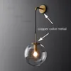 Modern Glass Schaduw Wandlamp Languedoc Blaker Licht Hotel Restaurant Deuropening veranda ijdelheid Home Slaapkamer Cafe Glass Globe Lighting