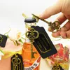 50 pièces petit cadeau mer souvenir vin clé ouvre-bouteille avec chaîne décoration de vacances fête faveur nouveauté pendentif