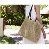 Designer- Verão Mulheres Durável Weave Saco de Praia da Praia Feminino Bolsa de Linho Feminino Bolsa de Bolsa Casual Bolsas De Tricô Bolsas De Tricô Sacos Hobos