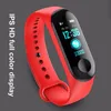 M3 Smart Armband Bloeddruk Hartslag Monitor Fitness Tracker Smart Polshorloge Bluetooth Sports Stappenteller Horloge voor Android iPhone