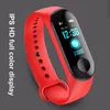 M3 Smart Bransoletka Ciśnienie krwi Tętno Monitor Fitness Tracker Smart Wristwatch Bluetooth Sport Krokomierz Zegarek na Android iPhone