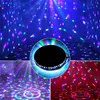 LED 스테이지 조명 효과 7W 48LEDS RGB 자동 색상 변경 회전 해바라기 UFO 바 디스코 댄싱 파티 DJ 클럽 펍 음악 조명
