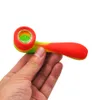 Tubi per bruciatori di olio in silicone multicolore Tubi per fumatori di tabacco Pipa per mini cucchiai Tubi per gorgogliatore Dab Tubi per acqua Accessori per fumo VT0068