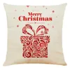 9 stili 2019 new hot Christmas poliestere tessuto di lino cervo Santa cuscino cuscino del divano abbraccio federa P043 B