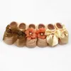 Bebek Kızlar Için Dantel Çiçek Papyon Çorap Bebe Toddler Yenidoğan Bebek Anti Kayma Pamuk Tekne Kat Çorap 3 Çift / takım