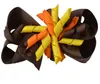 Dziewczyna Korker Włosy Łuki klipy Boutique Warstwowe Curlies Ribbon Corker Bows M2MG Księżniczka Akcesoria Headwear Photo Prop 100 SZTUK PD016