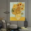 台所ベッドルームの壁の装飾のためのキャンバスの手塗りの油絵の静物静物花瓶、1888 Vincent van Goghは額されません