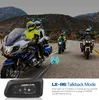 2 SZTUK LEXIn R6 Motocykl Hełm Bluetooth Headsets Intercom dla 6 Riders BT Wireless Intercomunicador Interphone MP3