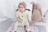キッズデザイナーの服の男の子ベイビー幼児デザイナー服コットンニットセーターカーディガンショーツスーツ子供服を着たカジュアル1176529
