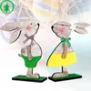 2019 Yeni varış Paskalya Tavşanı Süslemeleri oyuncak Güzel Nordic Paskalya Masaüstü Süslemeleri Skins çocuk Noel hediyeleri