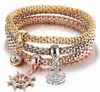 Crystal Owl Crown Heart Armband Rhinestone Elephant Skull Musik Notes Butterfly Key Lock Tree of Life Charm Bangle Smycken