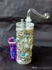 Golddrachen-Acryl-Wasser-Shisha-Glasbongs-Zubehör, Glas-Rauchpfeifen, bunte Mini-Mehrfarben-Handpfeifen, bestes Löffelglas