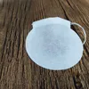Yuvarlak Şekil Çay Poşetleri Kahve Çantaları Tek Kullanımlık Gıda Sınıfı Filtre Kağıt Torbalar