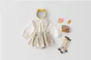 Nouveau bébé filles jarretelles robe 2019 printemps automne nouveau-né infantile barboteuse sangle robe Boutique mode enfants vêtements 2 couleurs C6001