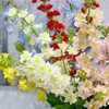 偽ロングステムヒヤシンス33.46 "在宅の結婚式の装飾的な造花のための長さシミュレーションデルフィニウムバイオレット