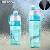 Spray Sports Water Fles Kettle BPA Gratis Lekvrije Wandelen Draagbare Flessen Fiets 400 ml / 600 ml Drinkflessen Shaker DLH112