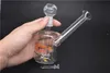 Prawdziwy obraz Hitman Mini Szkło Bongs Platformy Oil CirdCage Inline Perc Rura DAB Oil Rury Wodne Bong Z 14mm Solid