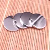 Hele 30 stuks veel glanzend glad roestvrij staal zilver 20mm ronde medailles tag charms hanger vinden sieraden markering DIY212c