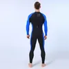 Rash Guard, muta sottile con copertura completa del corpo, tuta sportiva da immersione a maniche lunghe in Lycra con protezione UV, perfetta per il nuoto