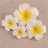 Hawaje Kwiaty Klipy Włosów Bridal Barrette Tropikalna Plaża Ślub Plumeria Kwiat Kobiety Party Hairclip Hairpin Akcesoria 4 sztuk / partia